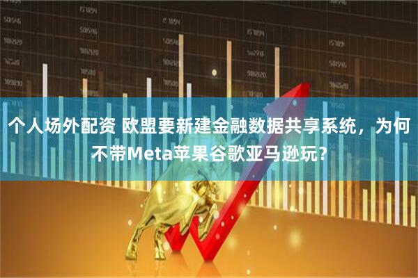 个人场外配资 欧盟要新建金融数据共享系统，为何不带Meta苹果谷歌亚马逊玩？